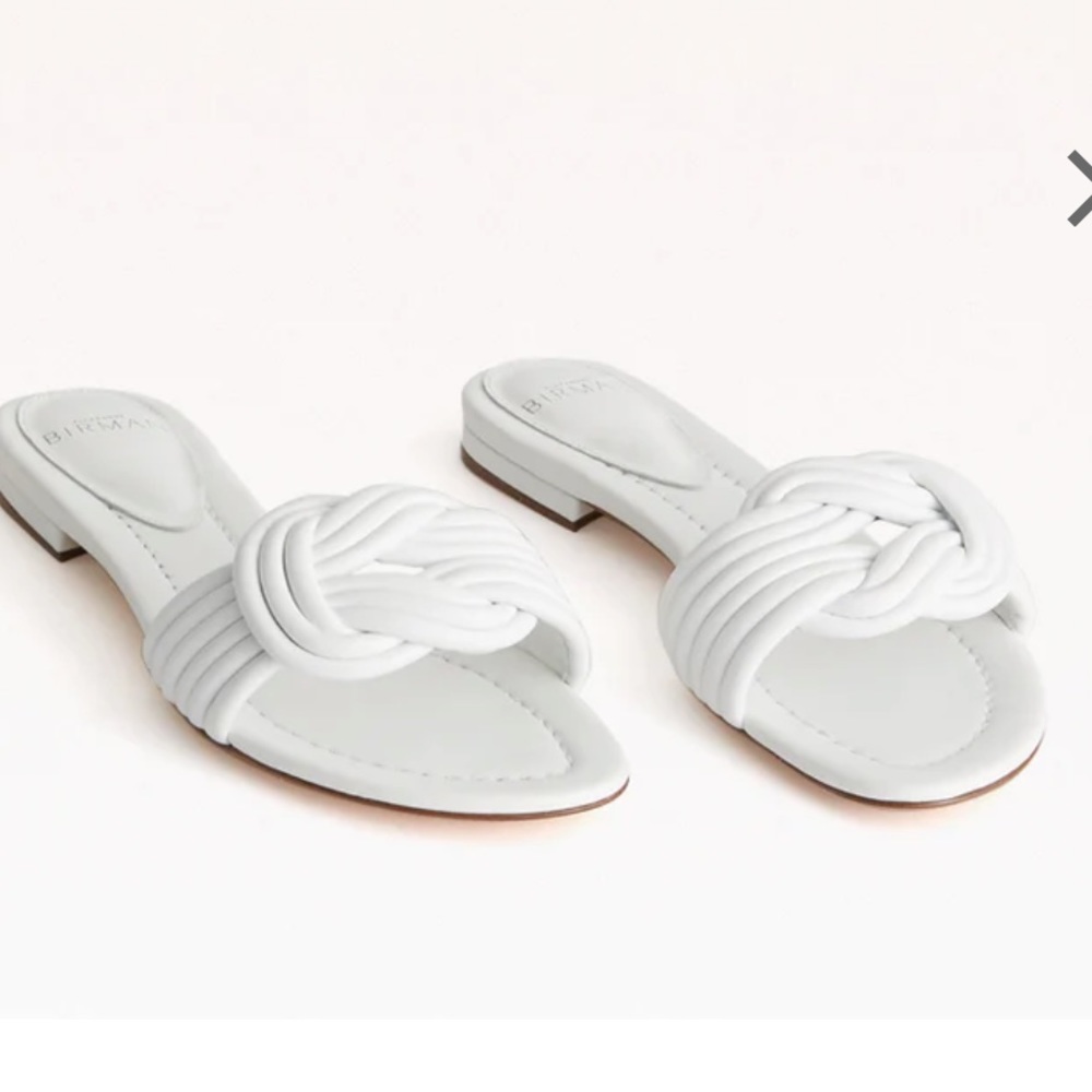 Vicky Flat Slide White - Picture 5 of 7